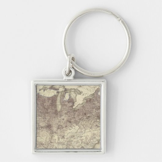 Porte-clés Proportion de parents étrangers 1870 (Devant)