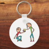 Porte-clés Proposition de mariage fiançailles (Recto)