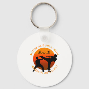 Porte-clés Propriétaire de Studio d'Arts Martiaux Karaté Taek