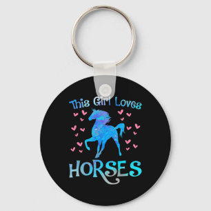 Porte-clés Propriétaire Du Cheval Cette Fille Aime Les Chevau