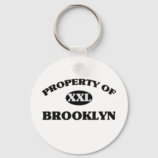 Porte-clés Propriété de BROOKLYN (Recto)