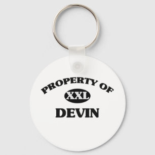 Porte-clés Propriété de DEVIN