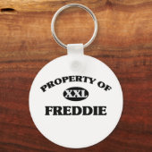 Porte-clés Propriété de FREDDIE (Recto)