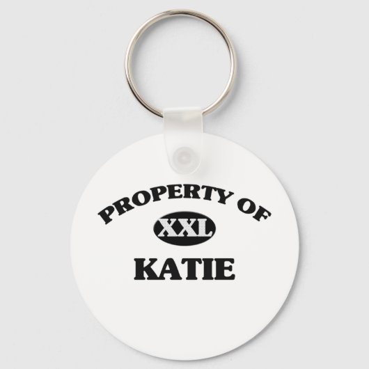 Porte-clés Propriété de KATIE (Recto)