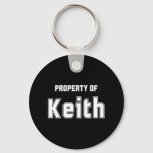 Porte-clés Propriété de Keith Cadeaux drôles de Bachelorette