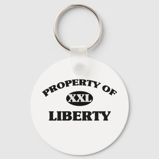 Porte-clés Propriété de LIBERTY (Recto)