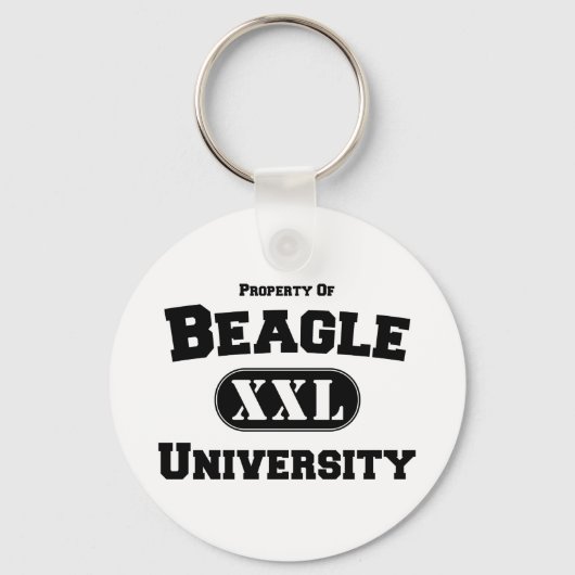 Porte-clés Propriété de l'Université Beagle (Recto)