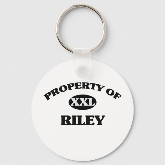 Porte-clés Propriété de RILEY (Recto)