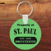 Porte-clés Propriété de Saint Paul (Recto)