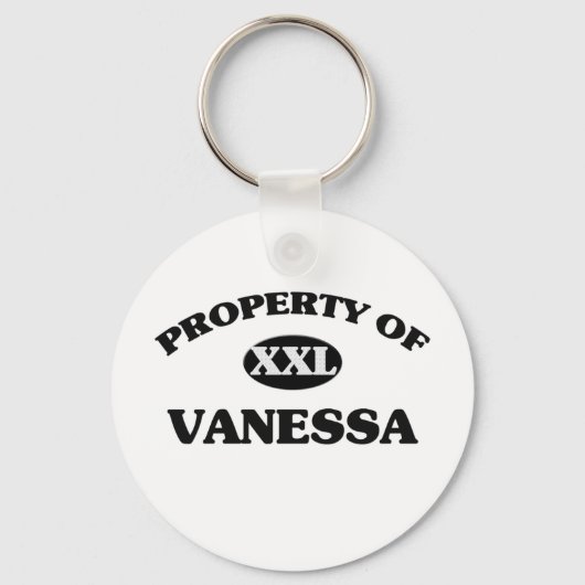 Porte-clés Propriété de VANESSA (Recto)