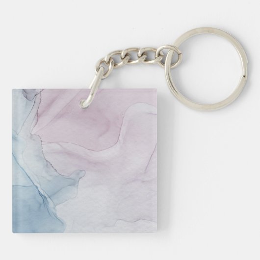 Porte-clés Propriété d'impression Abstraite de avec nom (Dos)