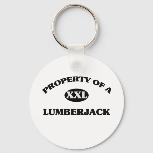 Porte-clés Propriété d'un LUMBERJACK (Recto)
