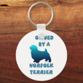 Porte-clés Propriété d'un Norfolk Terrier (Recto)