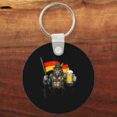 Porte-clés Prost Bigfoot Drinking Beer Lederhosen German (Recto)