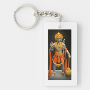 Porte-clés Protection divine Hanuman Ji Porte - clé
