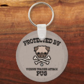 Porte-clés Protégé par le Carlin (Recto)