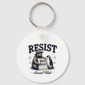 Porte-clés Protéger le parc national anti-Trump 8647 contre l (Recto)