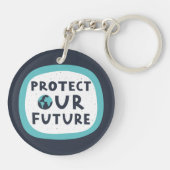 Porte-clés Protéger notre avenir (Dos)