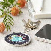 Porte-clés Protéger notre planète - Jour des terres (texture  (Côté)