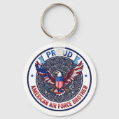 Porte-clés Proud American Air Force Brother (Verso)