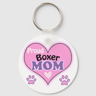 Porte-clés Proud Boxer Mom