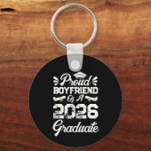 Porte-clés Proud Boyfriend of A Class 2026 Graduation Grad (Verso)