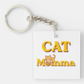 Porte-clés Proud Cat Momma Mother's Day Double-Sided  (Devant)