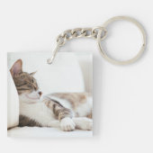 Porte-clés Proud Cat Momma Mother's Day Double-Sided  (Dos)
