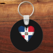 Porte-clés Proud Dominican Boy Girl Aunt Dad Mama Cool Flag H (Recto)
