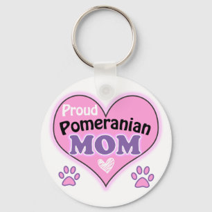 Porte-clés Proud Pomeranian Mom