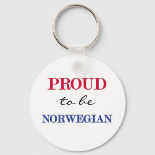 Porte-clés Proud To Be Norwegian