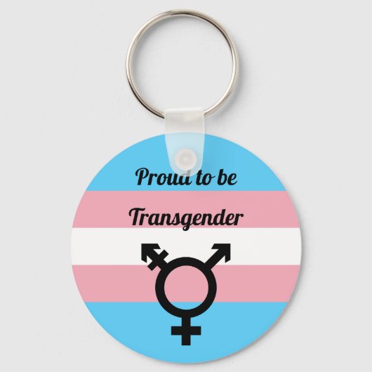 Porte-clés Proud to be transgenre | Pride (Recto)