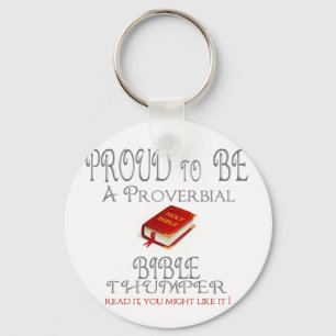 Porte-clés Proverbial Bible Thumper