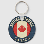 Porte-clés Province de la Colombie-Britannique Canada (Verso)