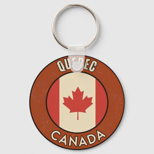 Porte-clés Province de Québec Canada (Recto)