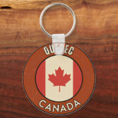 Porte-clés Province de Québec Canada (Verso)