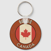 Porte-clés Province de Québec Canada (Verso)