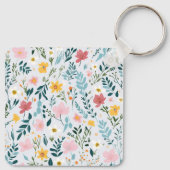 Porte-clés Psalm 23:1 Floral Keychain (Dos)