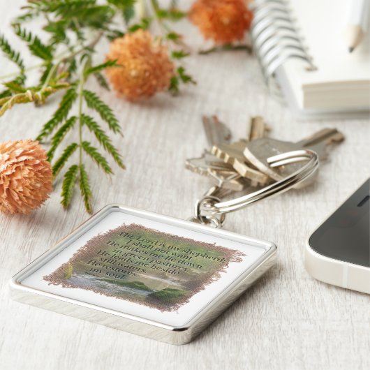 Porte-clés PSALM 23:1 - Keychain (Côté)