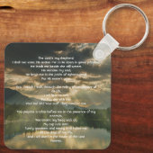 Porte-clés Psalm 23 Celebration of Life Service (Verso)