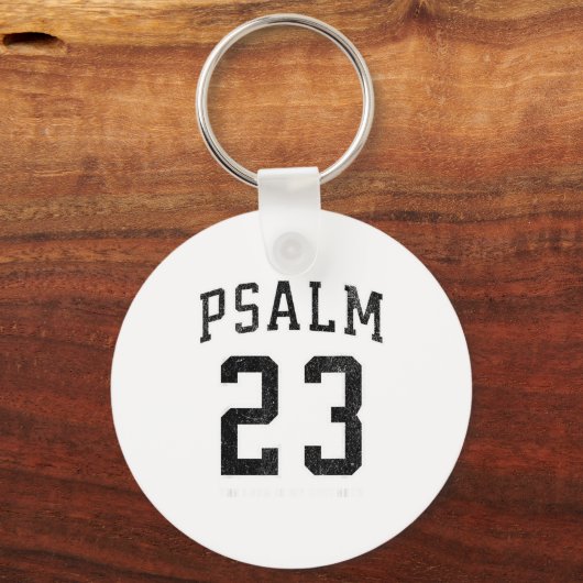 Porte-clés Psalm 23 Jersey (Recto)