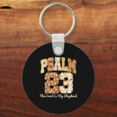 Porte-clés Psalm 23 The Lord Is My Shepherd Christian Fall Th (Recto)