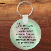 Porte-clés Psaume 100:5 (Recto)