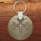 Porte-clés Psaume 23 - Bronze (Recto)