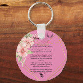 Porte-clés Psaume 23 porte - clé (Recto)