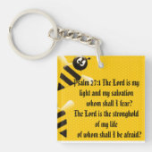 Porte-clés Psaume 27:1 (Devant)