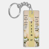 Porte-clés Psaume 27:1 porte - clé (Devant gauche)