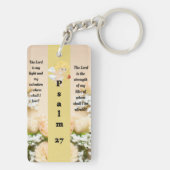 Porte-clés Psaume 27:1 porte - clé (Dos)
