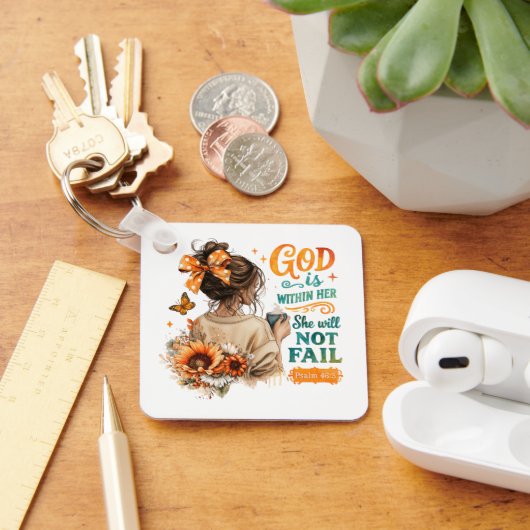 Porte-clés Psaume 46:5... (Bureau)