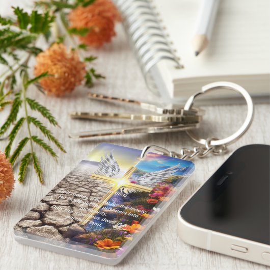 Porte-clés Psaume 68 (Devant droit)